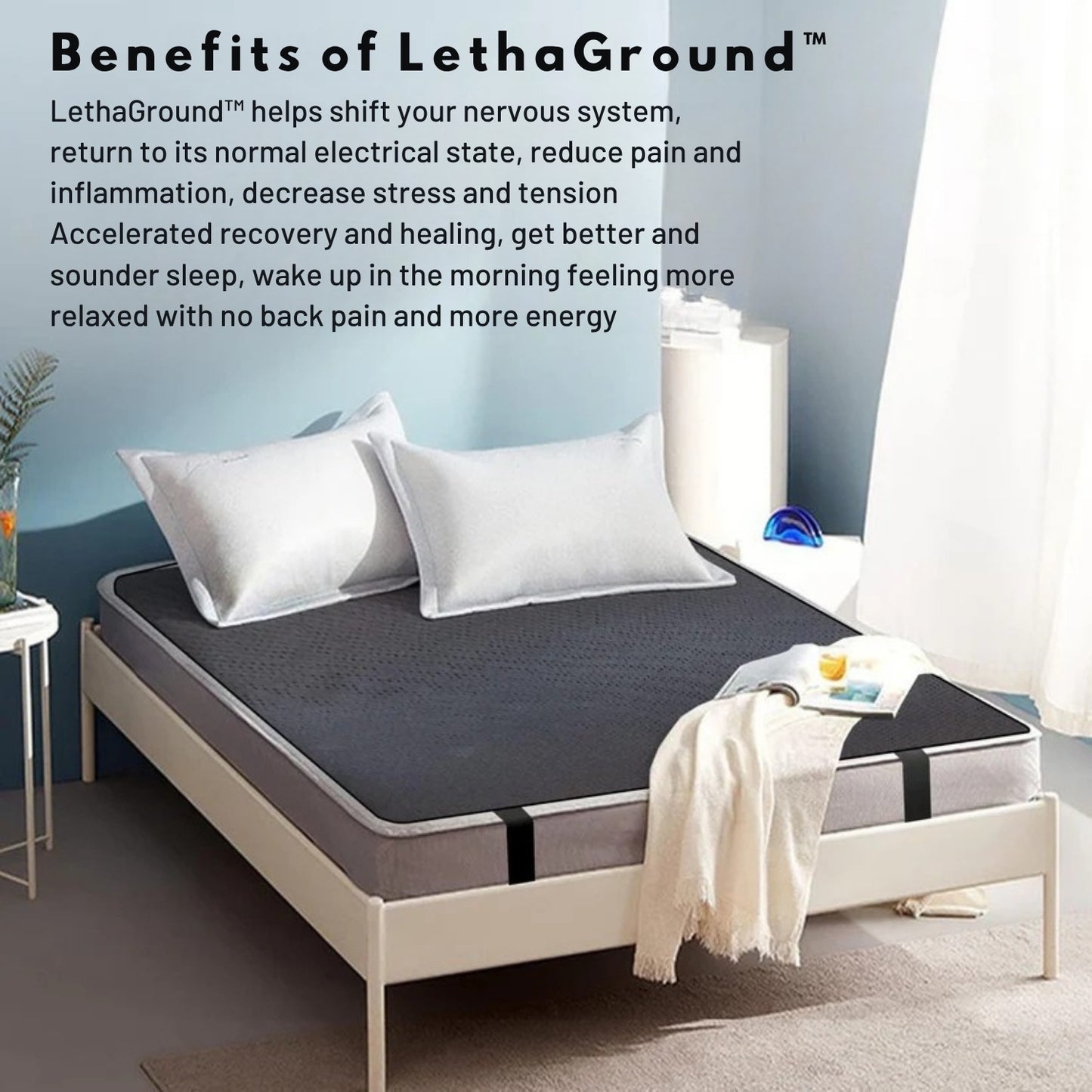 LethaGround™ Conduct Wellness. Sleep Leather Grounded.